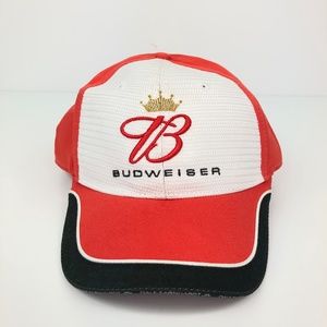 Budweiser Hat Nascar 8 Adjustable Baseball Cap